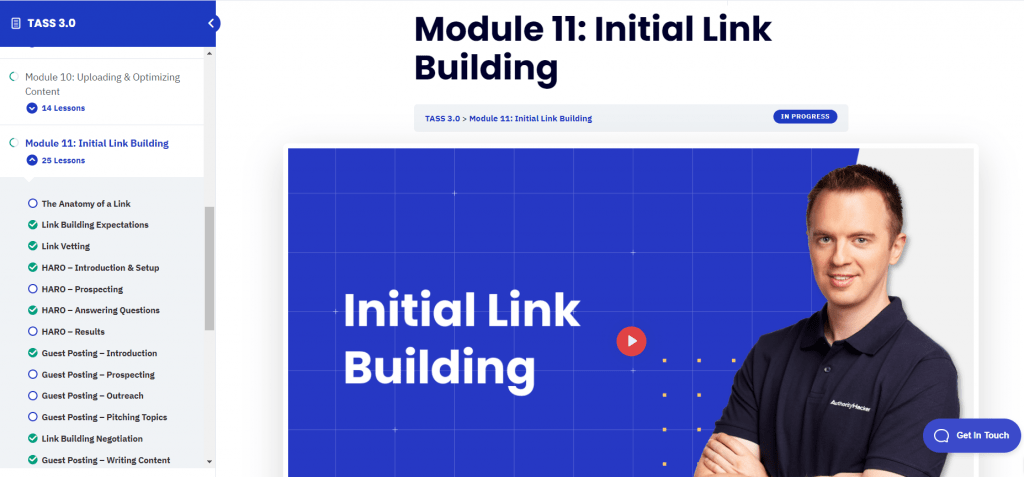 Initial Link Building