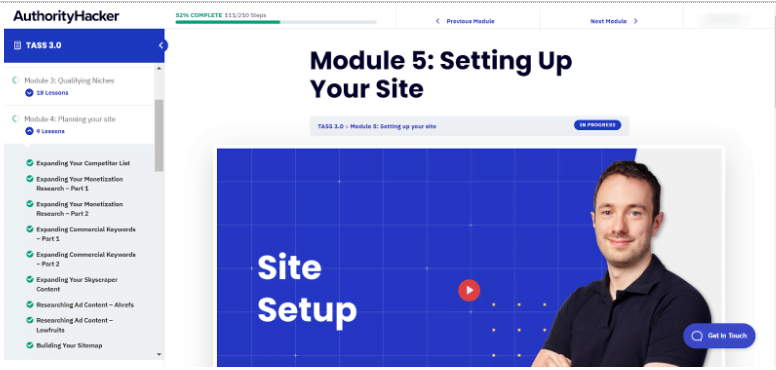 Setting Up Your Site