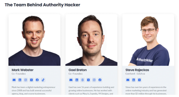 Authority Hacker Pro Team